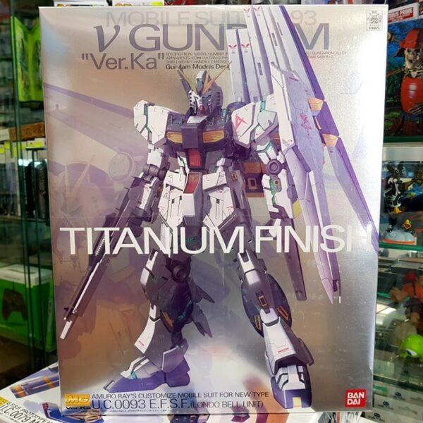 Bandai Gun83651 Gunpla 1/100 Rx 93 Nu Gundam Ver. Ka Titanium Finish