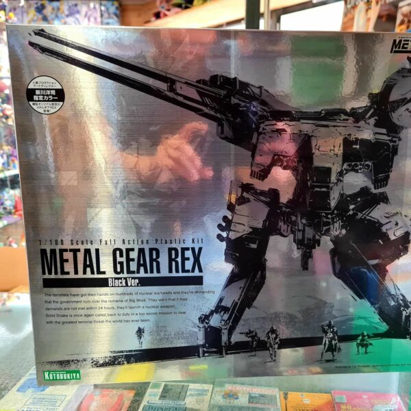 Metal Gear Solid figurine Plastic Model Kit 1/100 Metal Gear Rex Black