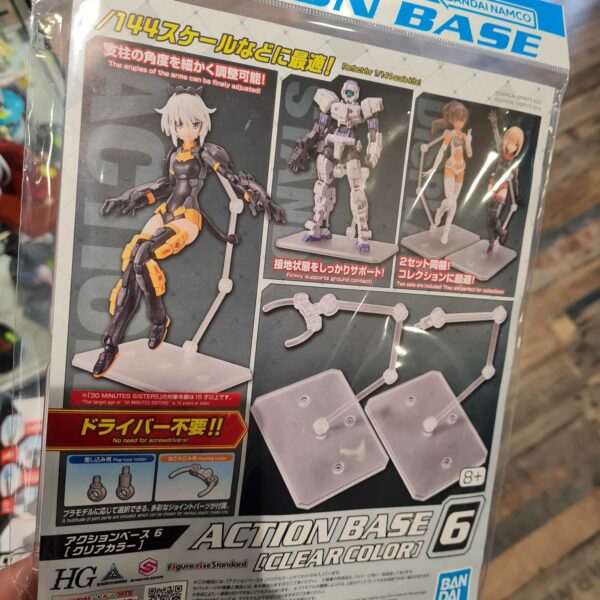 action base 6 clear