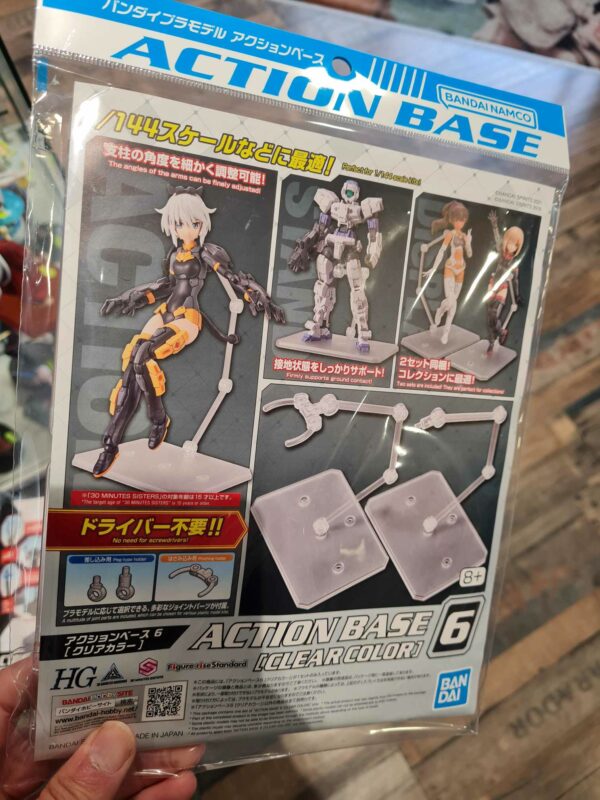 action base 6 clear