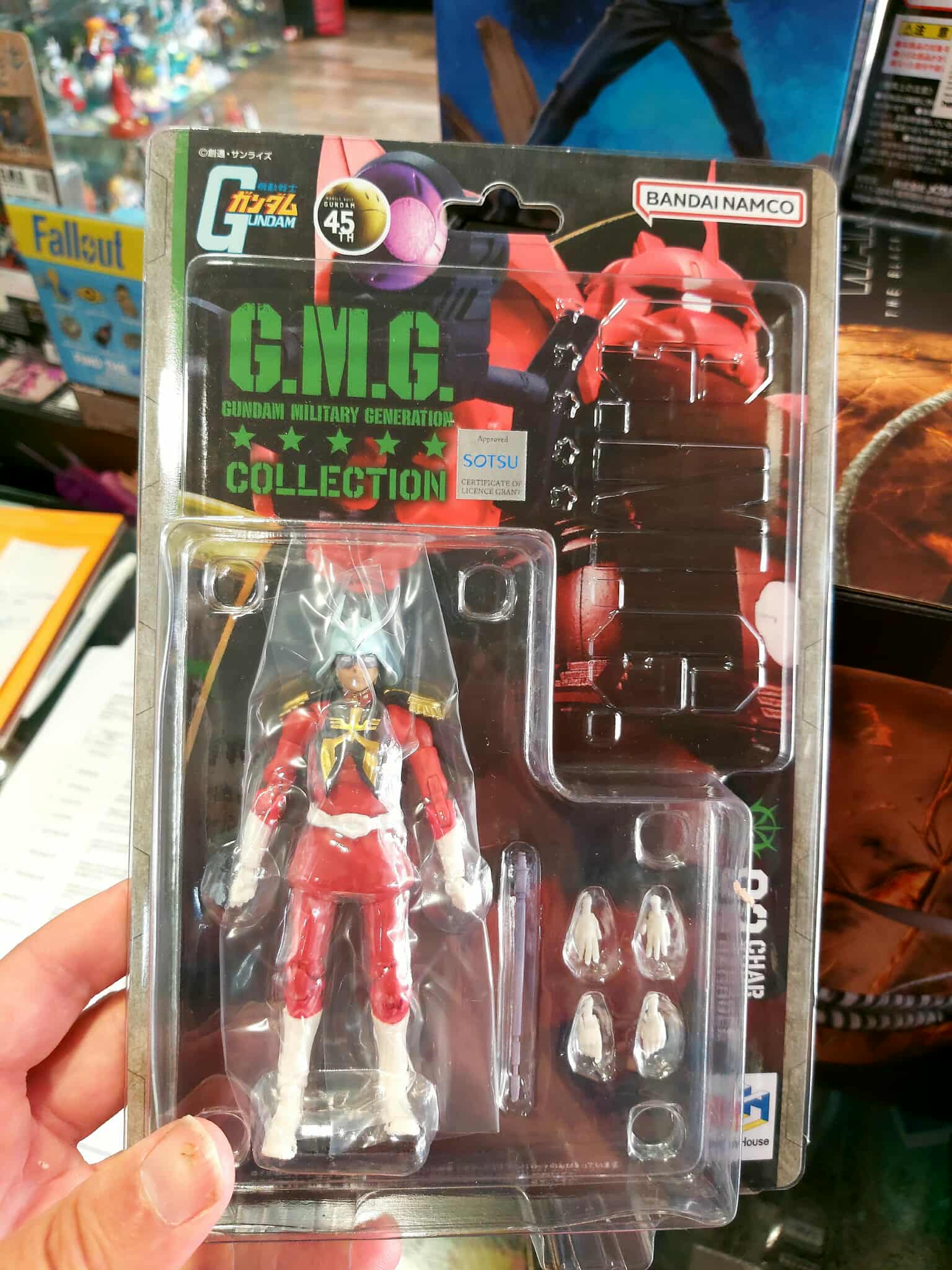 Mobile Suit Gundam figurine Char Aznable 10 cm