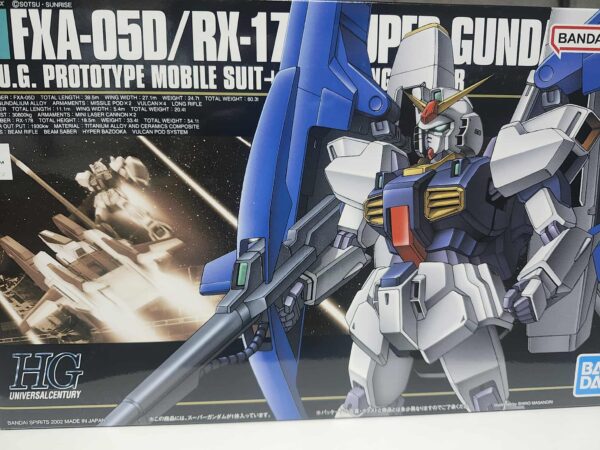 HGUC - FXA-05D/RX178 Super Gundam 1/144