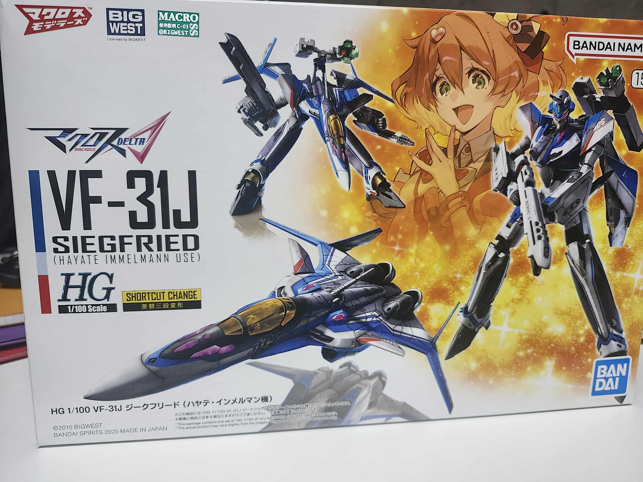 Macross HG 1/100 VF-31J Siegfried Hayate Immelmann Use