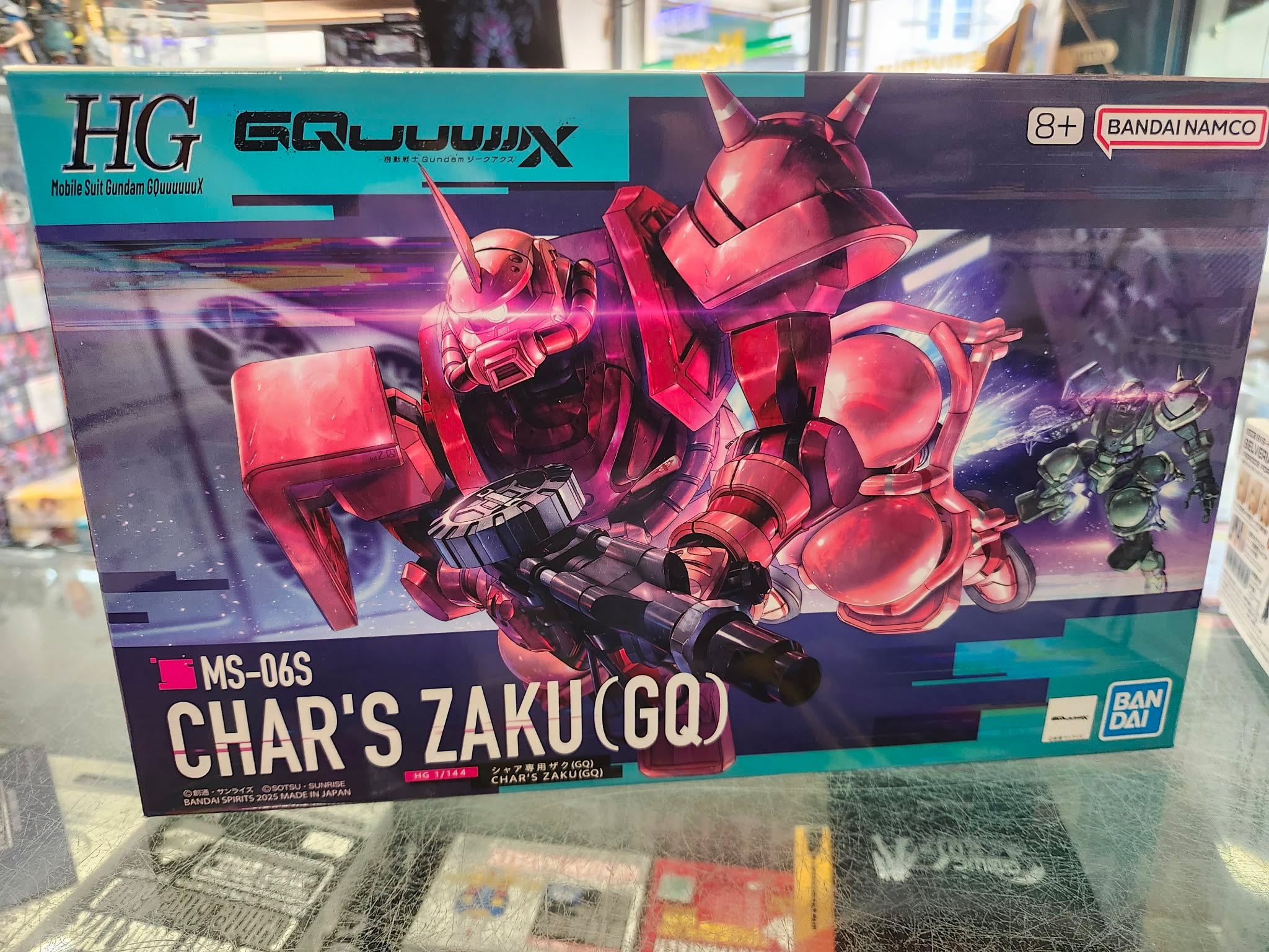 HG Gundam Char’s Zaku GQuuuuuuX