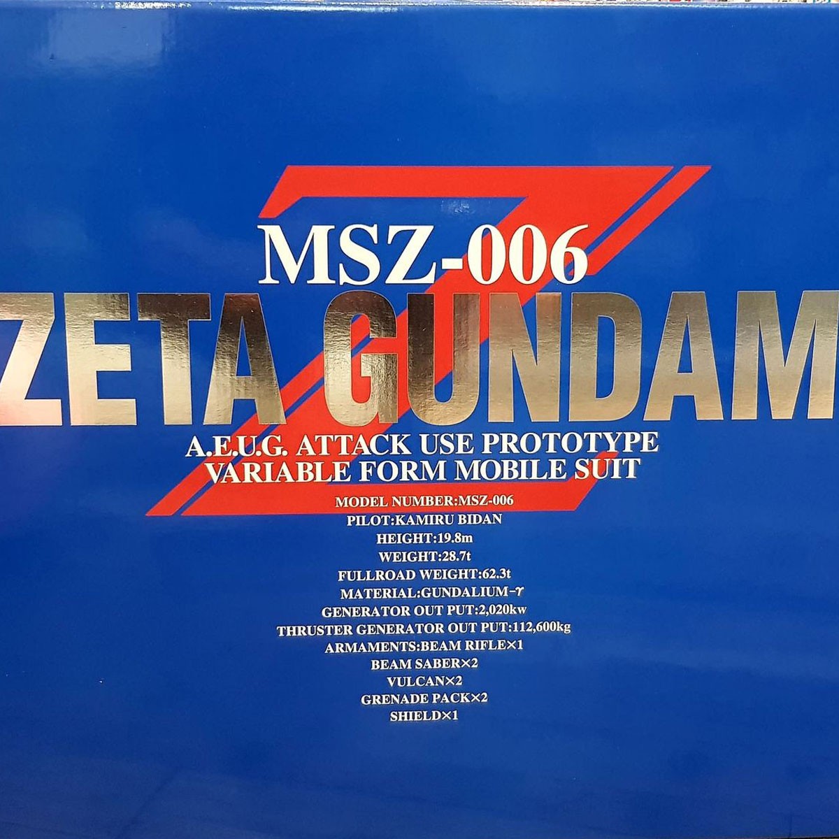 PG Zeta Gundam Bandai Perfect Grade