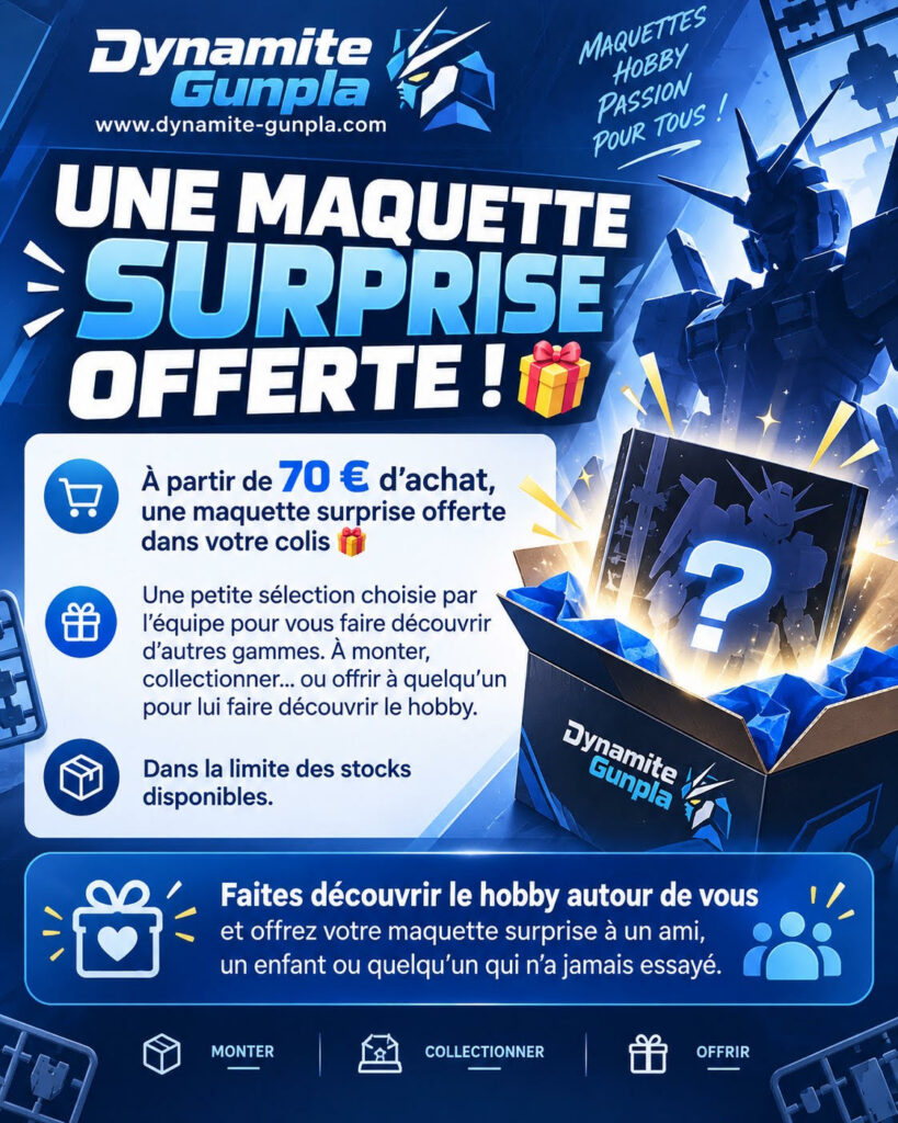Une maquette surprise offerte !